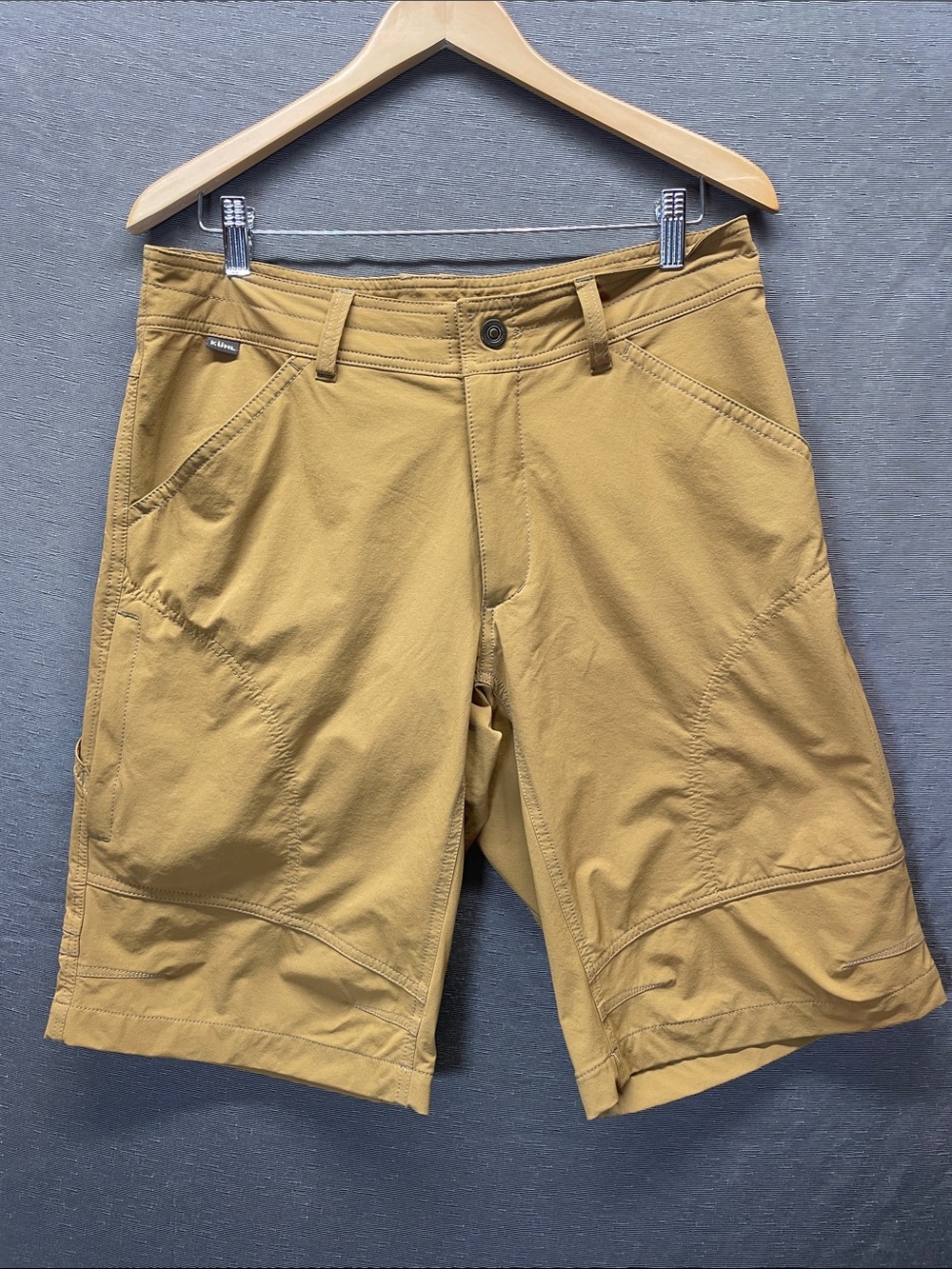 Kuhl Men's‎ Mustard Tan Hybrid Shorts